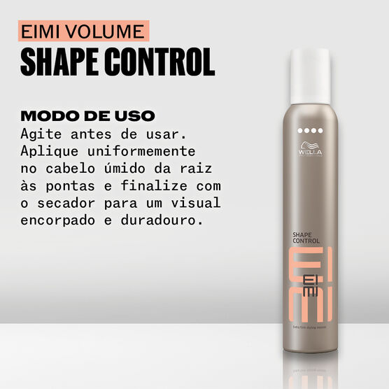 Mousse de Fixa&ccedil;&atilde;o Capilar Wella EIMI Shape Control